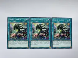 Yugioh! 3x DoomZ Change BPRO-EN055 Common 1st Ed NM - Image 1