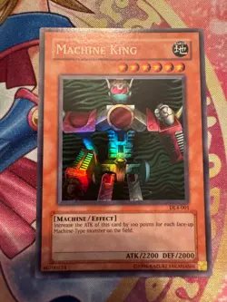 Yu-Gi-Oh! TCG Machine King DL4-001 Duelist League Promo Unlimited Super Rare LP - Image 1