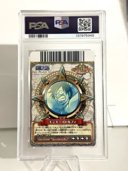 2010 VINTAGE One Piece Onepy Berry Match Monkey D. Luffy Psa 10 - Image 2