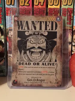 Gol D. Roger OP09-118 SP SEC Wanted Poster English – NM – One Piece TCG - Image 1
