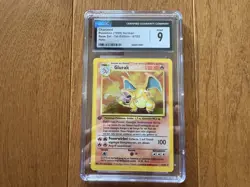 Pokemon Charizard (Glurak) Base Set 1st Edition GERMAN Holo Rare #4 CGC 9 Mint - Image 2