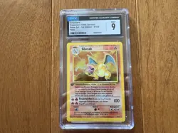 Pokemon Charizard (Glurak) Base Set 1st Edition GERMAN Holo Rare #4 CGC 9 Mint - Image 3