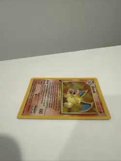1999 Pokemon Base Set 1st Edition German Holo Charizard Glurak - Image 4