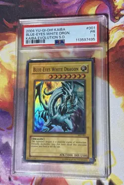 Blue-Eyes White Dragon SKE-001 Starter Deck: Kaiba Evolution Unlimited 🔥PSA 1🔥 - Image 1