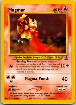 Magmar #44 Black Star Promo Pokemon League WoTC 2000 Pokemon TCG NM - Image 5