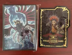 YuGiOh BLACK-WINGED DRAGON SLEEVES (70 PCS) CROW HOGAN FIELD CENTER CARD SET - Image 1