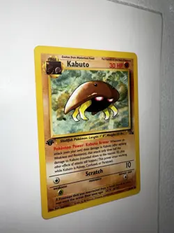 Pokemon TCG Kabuto Fossil 1st Edition Common Card 50/62 - Image 3