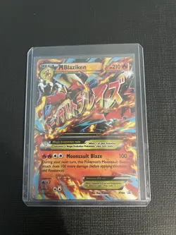 M Blaziken EX XY86 Promo Holo Card Light play condition - Image 1