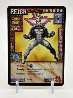 Wildstorms CCG Reign NewMen Art Adams Rare Card Image Universe Comics - Image 1