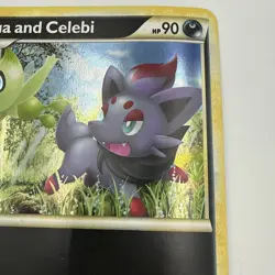 Pokemon Zorua and Celebi Black and White Tour Promo Jumbo Card - Image 4