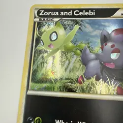 Pokemon Zorua and Celebi Black and White Tour Promo Jumbo Card - Image 5