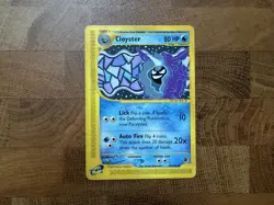 Pokemon TCG Cloyster Expedition Base Set Regular Rare Card 42/165 - Image 1