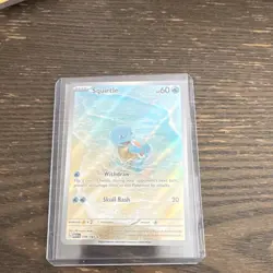 Pokemon Squirtle Illustration Rare Holo Card Scarlet & Violet 151 170/165 - Image 1