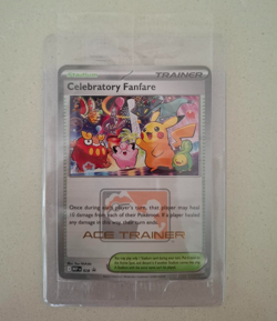 Pokemon Celebratory Fanfare 2025 (Ace Trainer) Card - NEW & SEALED - Image 1