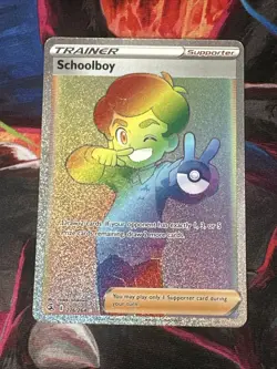 Pokemon TCG - Schoolboy - 276/264 Fusion Strike Full Art Secret Rare Raw Card - Image 1