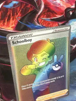 Pokemon TCG - Schoolboy - 276/264 Fusion Strike Full Art Secret Rare Raw Card - Image 2