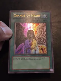 Yu-Gi-Oh! ULTRA RARE CARD CHANGE OF HEART MRD-060 1996 VINTAGE PRINT LP - Image 2