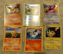 POKEMAN CARD LOT OF SIX SOME FOIL - Image 1