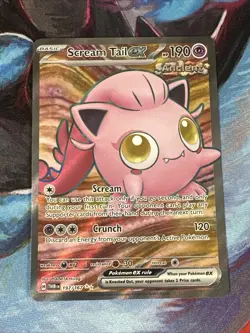 Pokemon TCG Twilight Masquerade Scream Tail ex 197/167 2024 Raw Card - Image 1