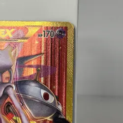 Pokemon Mewtwo EX TCG Full Art Holo Rare Card Breakthrough-Secret 164/162 - Image 2