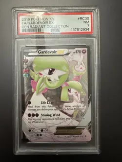 Pokemon Gardevoir EX TCG Holo Full Art Ultra Rare Card RC30/RC32 PSA 7 - Image 1