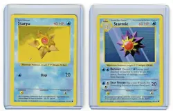 1999 Pokemon Card Set - Staryu/ Starmie # 65 64/102 Shadowless Base Set Non-Holo - Image 1