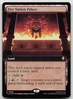 Fire Nation Palace (Extended Art) R Foil Avatar: The Last Airbender 389 NM - Image 1