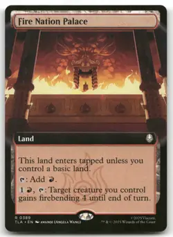 Fire Nation Palace Extended Art MTG Avatar: The Last Airbender 389 R NM - Image 1