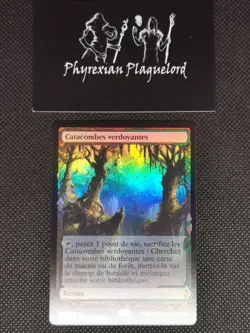 MTG Magic Verdant Catacombs *FOIL* Zendikar Rising Expeditions NM French Fetch - Image 1