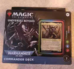 WOTC MTG - Universes Beyond: Warhammer 40,000 Tyranid Swarm Deck New Flawed Box - Image 1
