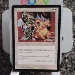 Magic: The Gathering Humility Enchantment White Tempest 1997 - Image 1