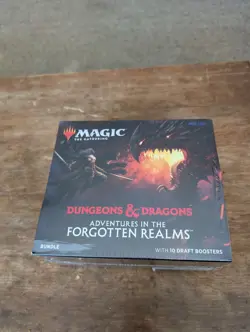 Magic The Gathering, D & D, Adventures in The Forgotten Realms Bundle Box Sealed - Image 1