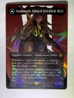 Sephiroth, Fabled SOLDIER (Borderless) #382 *Foil* (NM) - FINAL FANTASY - Image 2