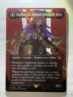 Sephiroth, Fabled SOLDIER (Borderless) #382 *Foil* (NM) - FINAL FANTASY - Image 3