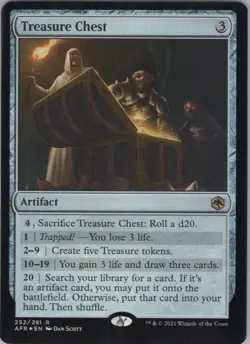 Treasure Chest FOIL NM Adventures in the Forgotten Realms MTG - Image 1