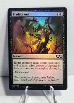 X 1 MTG Magic the Gathering Bladebrand (68/497) Ravnica Remastered NM FOIL - Image 1