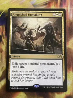 Anguished Unmaking - 242 - - Shadows Over Innistrad - MTG - Image 1