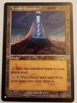 Terrain Generator The List Reprints Regular NM+ - Image 1