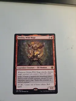 MTG: Adventures in the Forgotten Realms: Delina, Wild Mage (LP) - Image 1