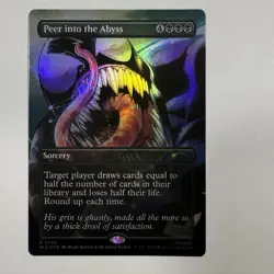 Magic The Gathering Mtg Foil Peer Into The Abyss Venom Secret Lair Near Mint - Image 1