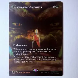 Magic The Gathering Mtg Foil Beastmaster Ascension Borderless Avatar Near Mint - Image 1