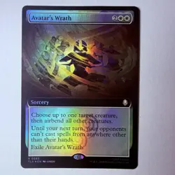 Magic The Gathering Mtg Foil Avatar’s Wrath Borderless Avatar Near Mint Rare - Image 1