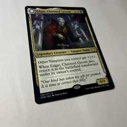 Magic The Gathering Mtg Edgar, Charmed Groom Crimson Vow Rare Near Mint - Image 2