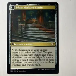 Magic The Gathering Mtg Edgar, Charmed Groom Crimson Vow Rare Near Mint - Image 3