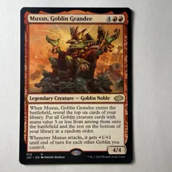 Magic The Gathering Mtg Muxus, Goblin Grandee Jumpstart Foundations 25 Rare - Image 1