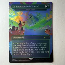 Magic The Gathering Mtg Foil Sylvan Library Nuestra Secret Lair Near Mint Rare - Image 1
