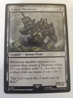 MTG - Universes Beyond: Fallout - Pitiless Plunderer - NM - NF - Image 1