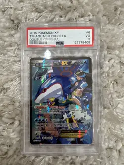 PSA 3 Team Aqua's Kyogre EX 6/34 Double Crisis Holo + PSA 4 Team Magma’s Groudon - Image 5