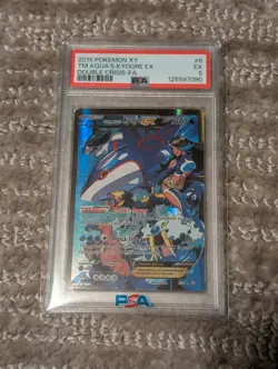 Great Condition! PSA 5 Team Aqua's Kyogre EX 6/34 Double Crisis Holo - Image 1