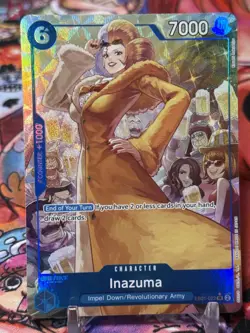 INAZUMA - One Piece EB01-022 - AA Alt Art Super Rare SR - Memorial Collection - Image 1